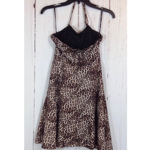 NWT Nikibiki Leopard Convertible Halter Dress - Picture 4 of 7